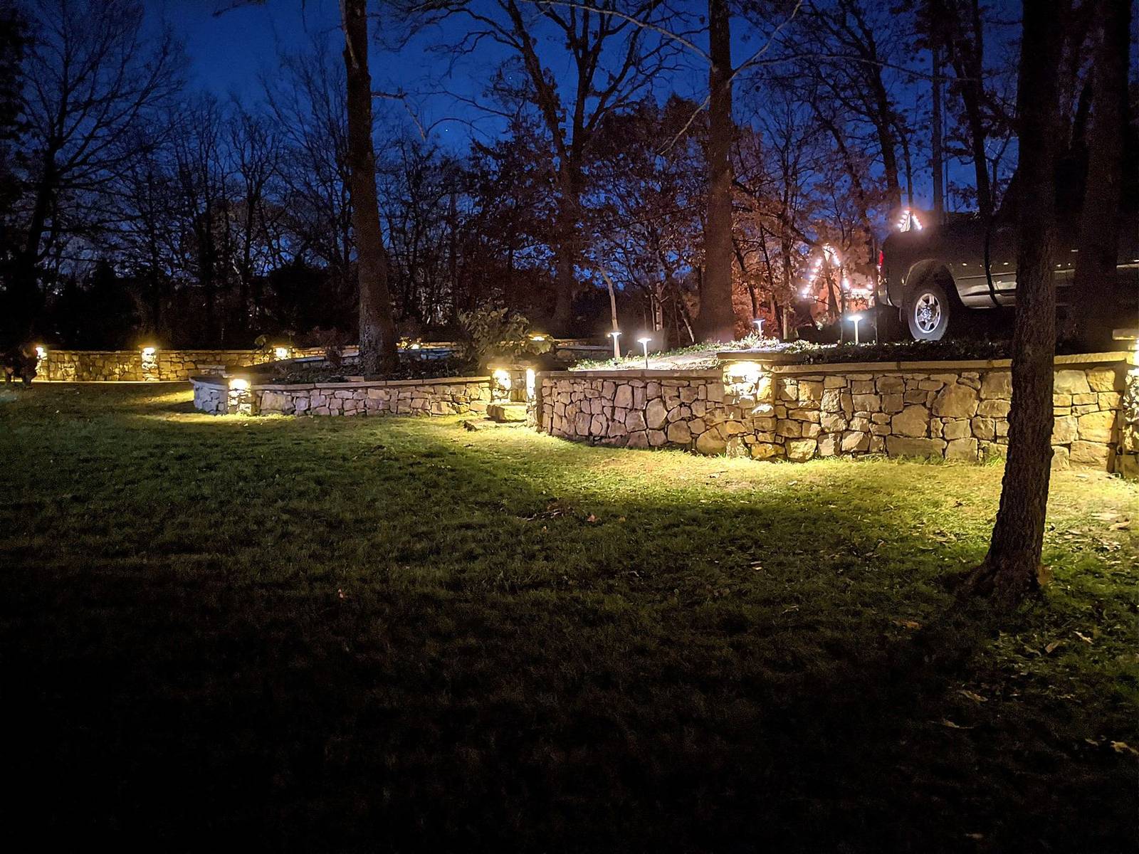 Stone garden walls
