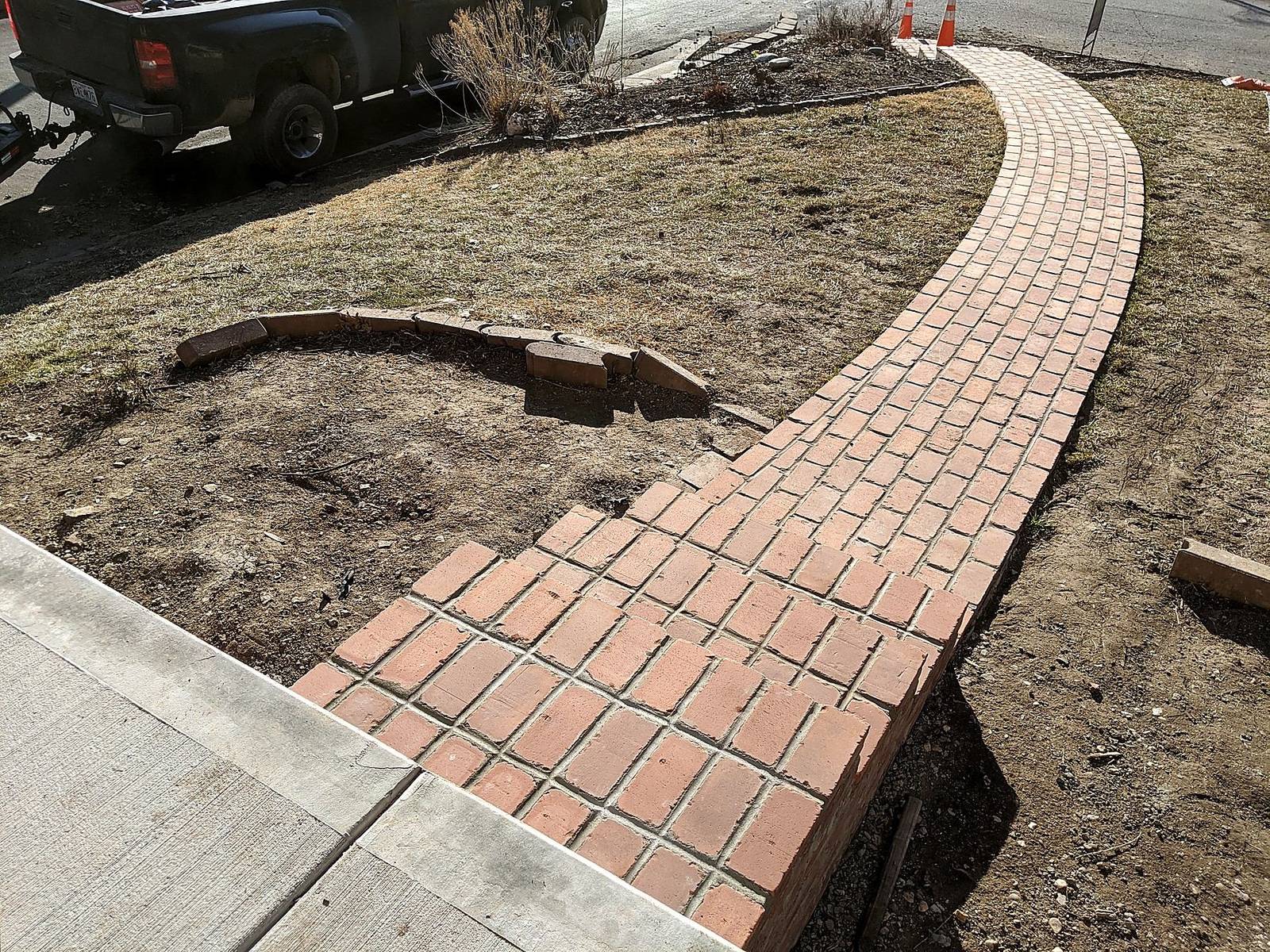 Split-brick walk