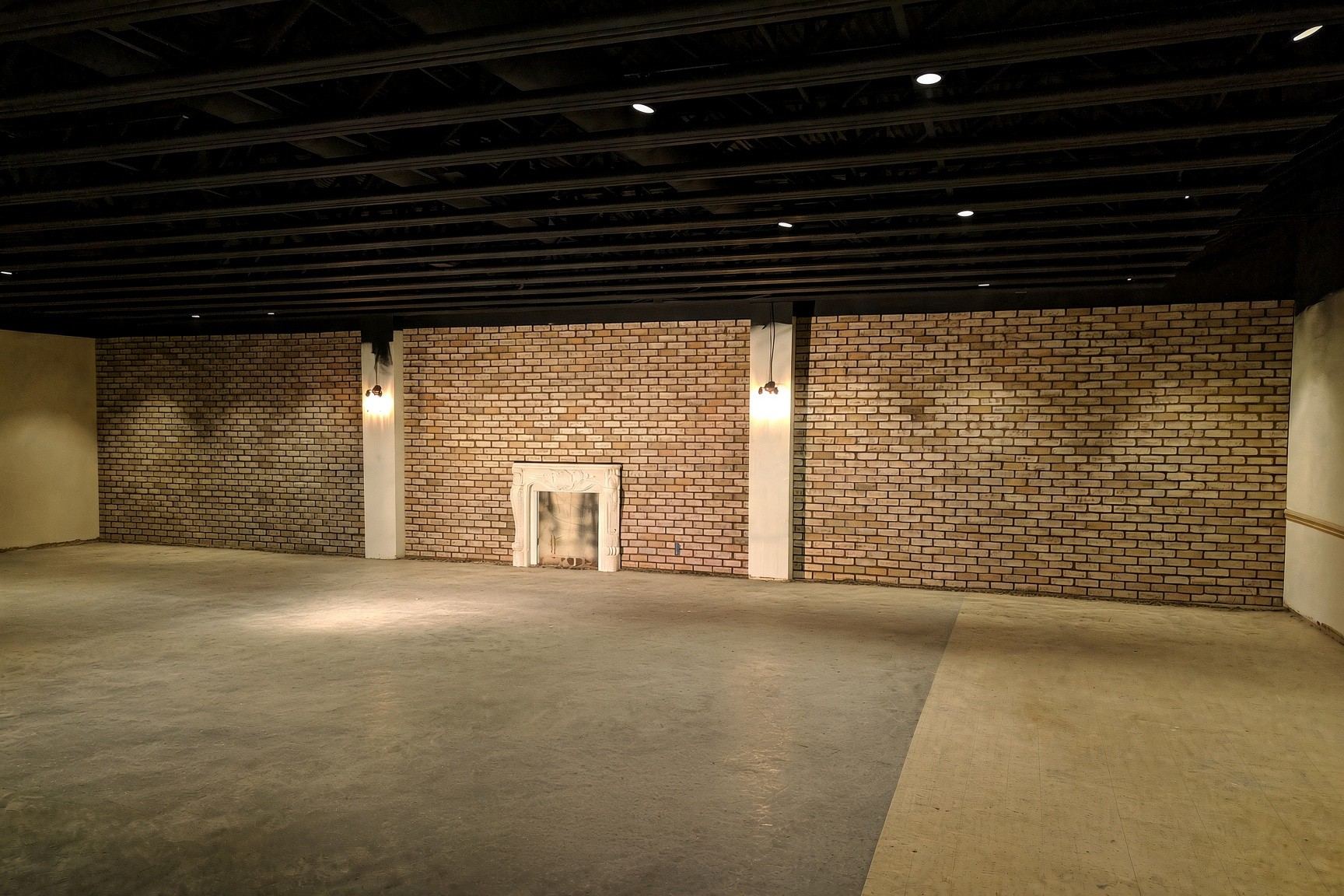 Brick veneer, wedding venue